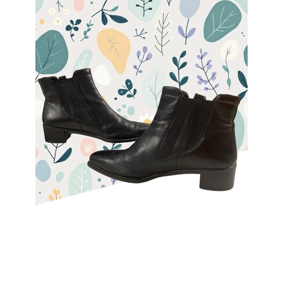 ECCO Shape M35 Black Leather Chelsea Boots EU Size 40/US Size 9-9.5 - Picture 2 of 12